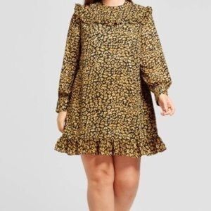 WHO WHAT WEAR LEOPARD DRESS
